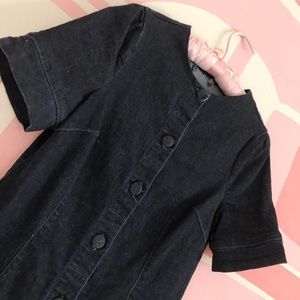 Denim Button Down Dress